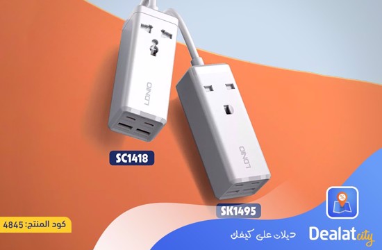 LDNIO HUB (SC1418) 2500W DESKTOP POWER STRIP - dealatcity store