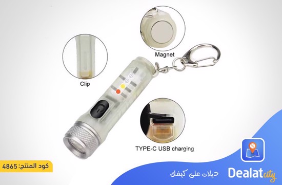 Multifunctional Mini Keychain Flashlight - dealatcity store