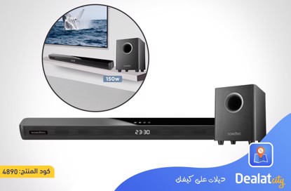 Soundtec By Porodo 2.1 Ch Soundbar With Wireless Subwoofer - dealatcity store