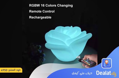 RGBW Night Light Rose Lamp - dealatcity store