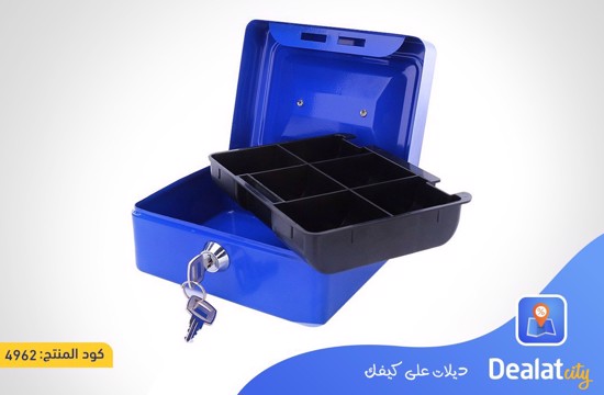 Metal Box With Lock Durable Double Layer - dealatcity store