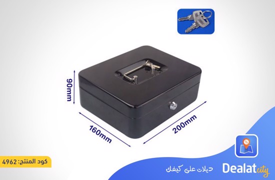 Metal Box With Lock Durable Double Layer - dealatcity store