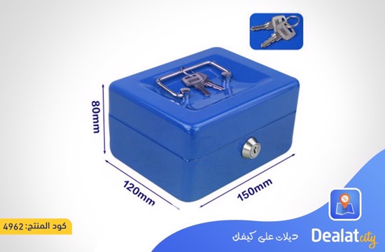 Metal Box With Lock Durable Double Layer - dealatcity store