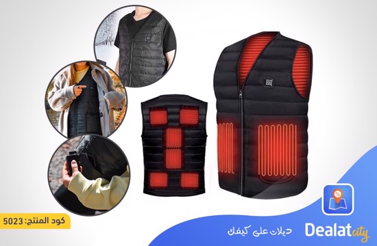 Unisex USB Washable Heated Vest - dealatcity store