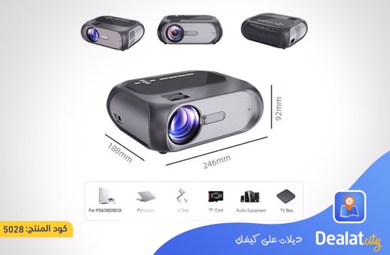 Borrego T7 Smart WIFI Full HD Projector - dealatcity store