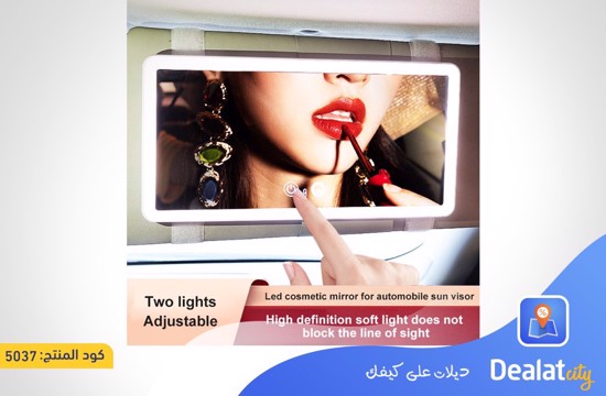 Ultra-thin Adjustable Car LED Light Makeup Mirror - dealatcity store