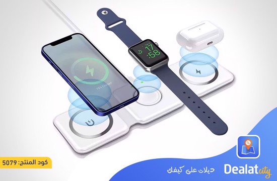 Foldable Wireless Magnetic Charging Dock - dealatcity store