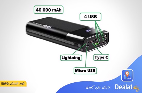 Borofone BT01 40000 mAh Power Bank - dealatcity store