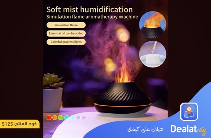 Ultrasonic Air Humidifier and Air Freshener with Flame Light - dealatcity store