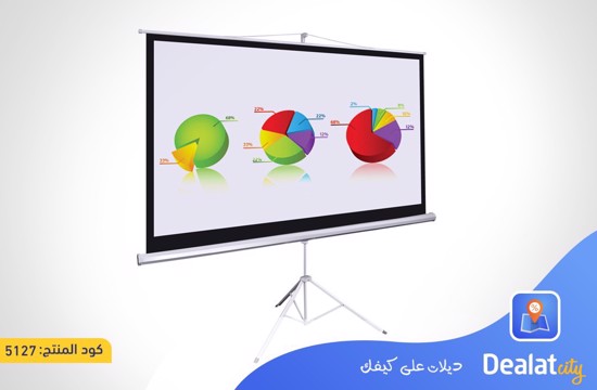 Tripod Projector Screen 180 cm - dealatcity store