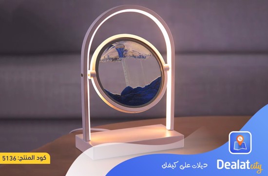 Flowing Sand Art Sandscape Touch LED Table Lamp - dealatcity store