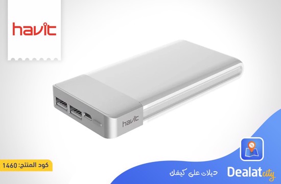 Havit Hv-Pb8805 10000Mah Qc3.0 High Conversion Rate Power Bank With LCD Screen - DealatCity Store	