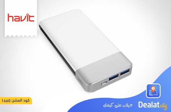 Havit Hv-Pb8805 10000Mah Qc3.0 High Conversion Rate Power Bank With LCD Screen - DealatCity Store	