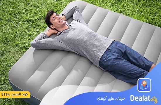 Bestway AlwayzAire Gray 14 Inch Indoor Outdoor Camping Inflatable Air Mattress - dealatcity store