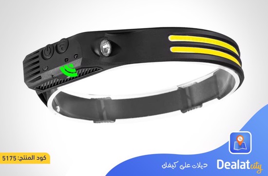 COB Headlamp with 5 Adjustable Modes - dealatcity store