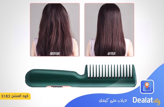 Electric Hair Straightener Brush - dealatcity store