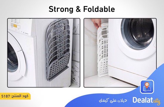 Folding Plastic Laundry Basket - dealatcity store