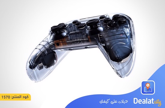 Baseus Motion Sensing Vibrating Transparent Wireless Gamepad - DealatCity Store	