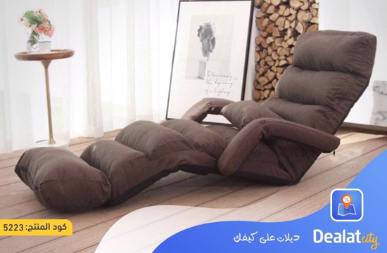 Folding Chaise Lounge with Armrests - dealatcity store