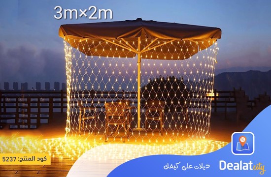 3x2 Meters LED Mesh Wall Light Curtain - dealatcity store