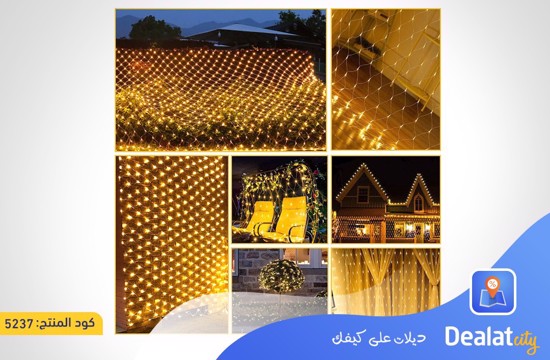 3x2 Meters LED Mesh Wall Light Curtain - dealatcity store