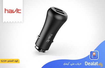 Havit CC2001 Car Charger Q23.0 + Qc3.0 - dealatcity store