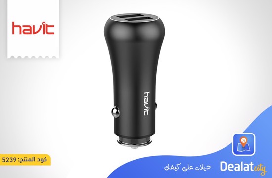 Havit CC2001 Car Charger Q23.0 + Qc3.0 - dealatcity store