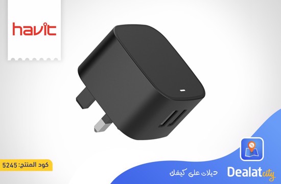 HAVIT HV-H129 Dual USB Travel Charger - dealatcity store	