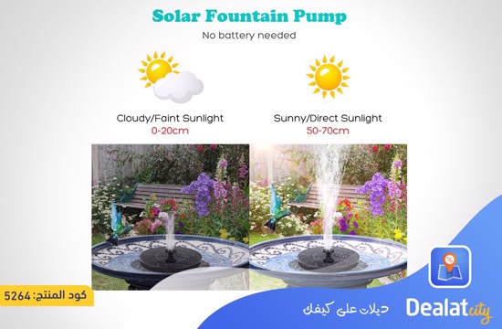 Solar Fountain - dealatcity store