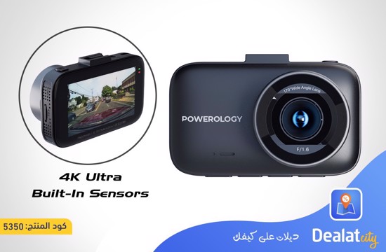 Powerology Dash Camera 4K Ultra - dealatcity store