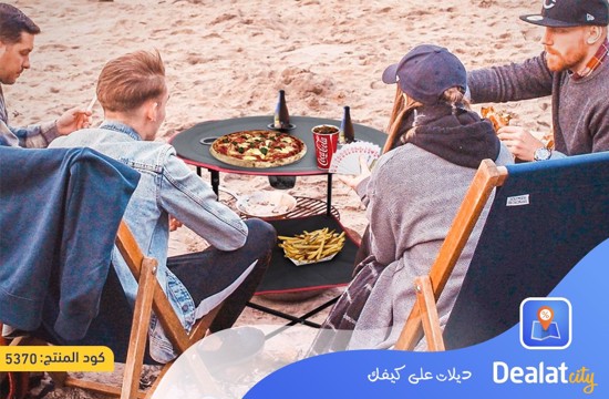 High-Quality Canvas Folding Camping Table - dealatcity store