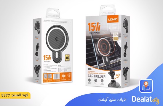 LDNIO MA20 15W Magnetic Wireless Car Charger - dealatcity store