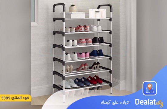 6-Tier Adjustable Shoe Rack - dealatcity store