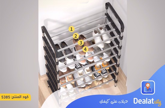 6-Tier Adjustable Shoe Rack - dealatcity store