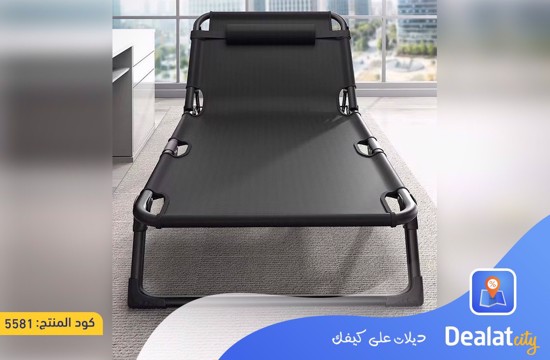 Foldable Bed with Pillow Sturdy and Adjustable - dealatcity store