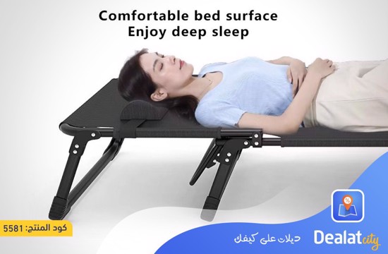 Foldable Bed with Pillow Sturdy and Adjustable - dealatcity store