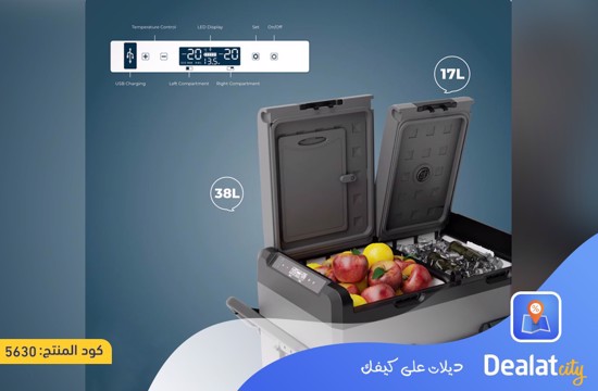 POWEROLOGY PPOF55LBR SMART FRIDGE & FREEZER - dealatcity store