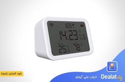 Porodo WiFi Smart Clock - Ambience Sensor - dealatcity store