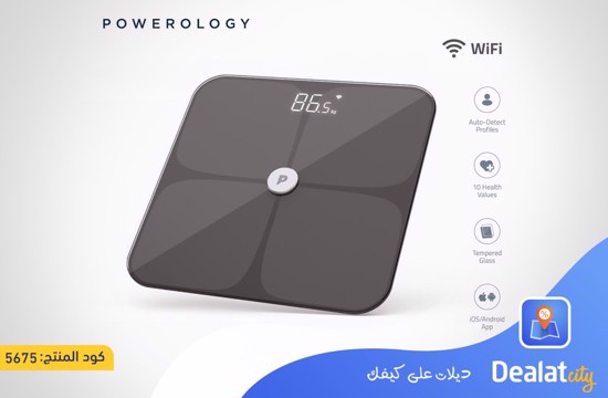 Powerology Wifi Smart Body Scale - dealatcity store