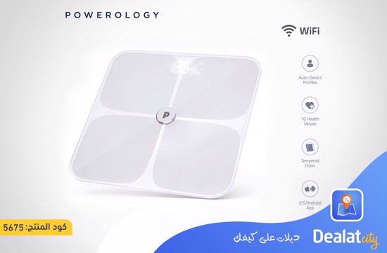 Powerology Wifi Smart Body Scale - dealatcity store