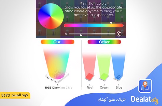 Smart RGB light bulb - dealatcity store