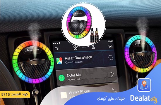 Car aroma diffuser with RGB lighting - dealatcity store