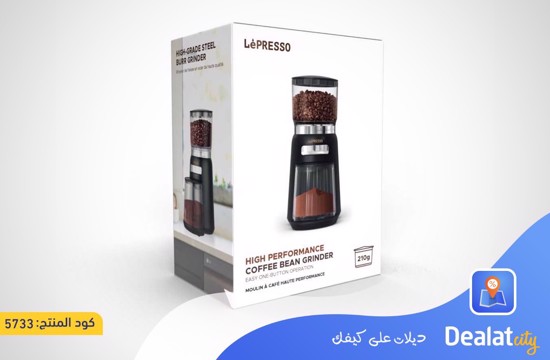 LePresso High Performance Coffee Bean Grinder - dealatcity store