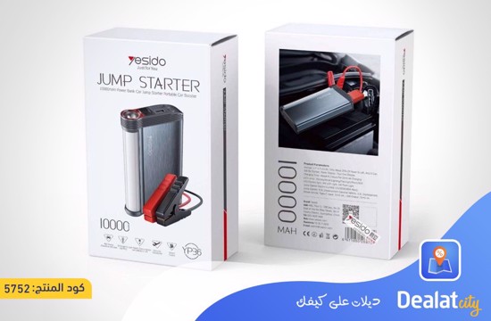 Yesido Jump Starter 10000mAH Power Bank - dealatcity store