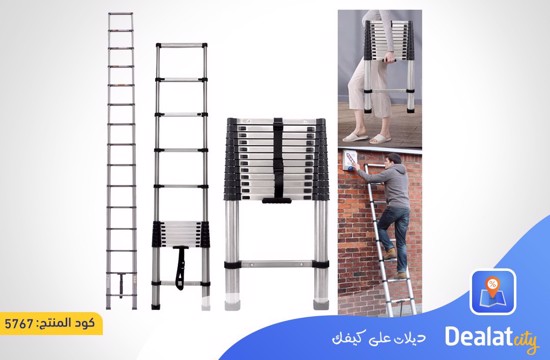 Telescoping Ladder Heavy Duty Aluminum Extendable Ladder - dealatcity store