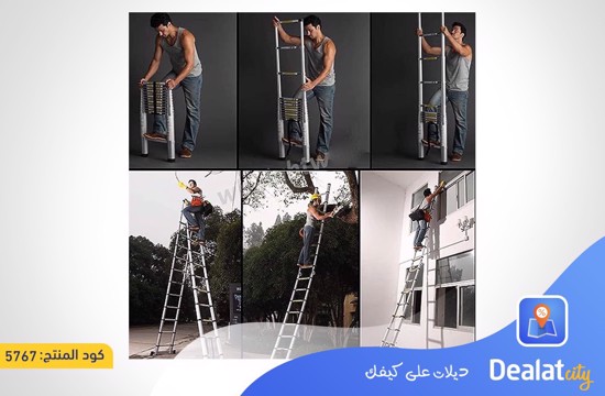 Telescoping Ladder Heavy Duty Aluminum Extendable Ladder - dealatcity store