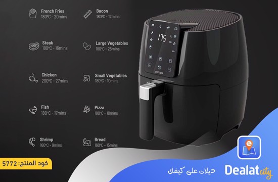 Porodo Lifestyle Advanced Air Fryer - dealatcity store