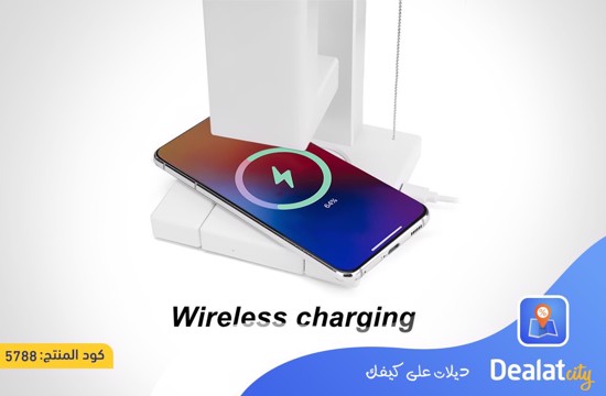 Table lamp and wireless charger 2 in 1 - dealatcity store