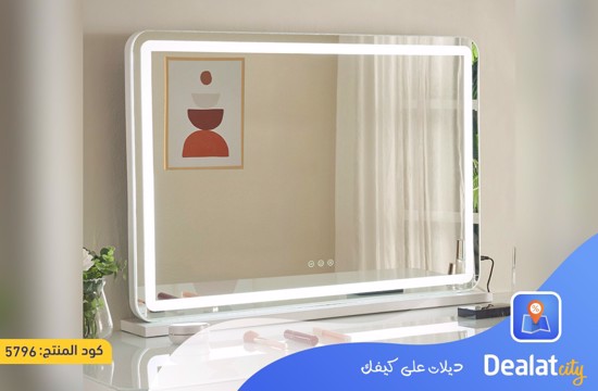 Makeup Light Mirror with LED Dimmable Lights - dealatcity store