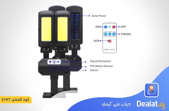 Double-headed Waterproof Solar LED Street Light - dealatcity store